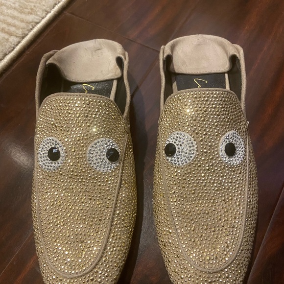 Lola Cruz Eyes On You rhinestone loafers - size 6 - Picture 4 of 11